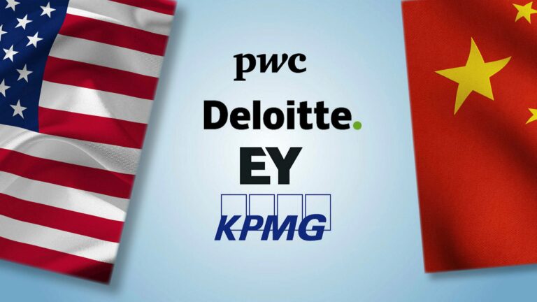 FOUR AUDITORS SQUEEZED BETWEEN CHINA + US