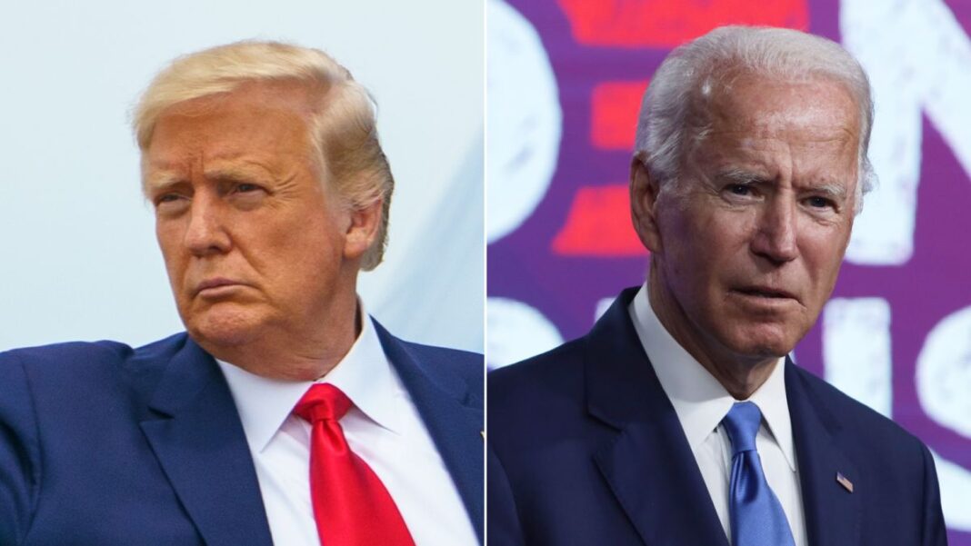 BIDEN IS IN CONTROL BUT TRUMP HAS NOT GONE AWAY