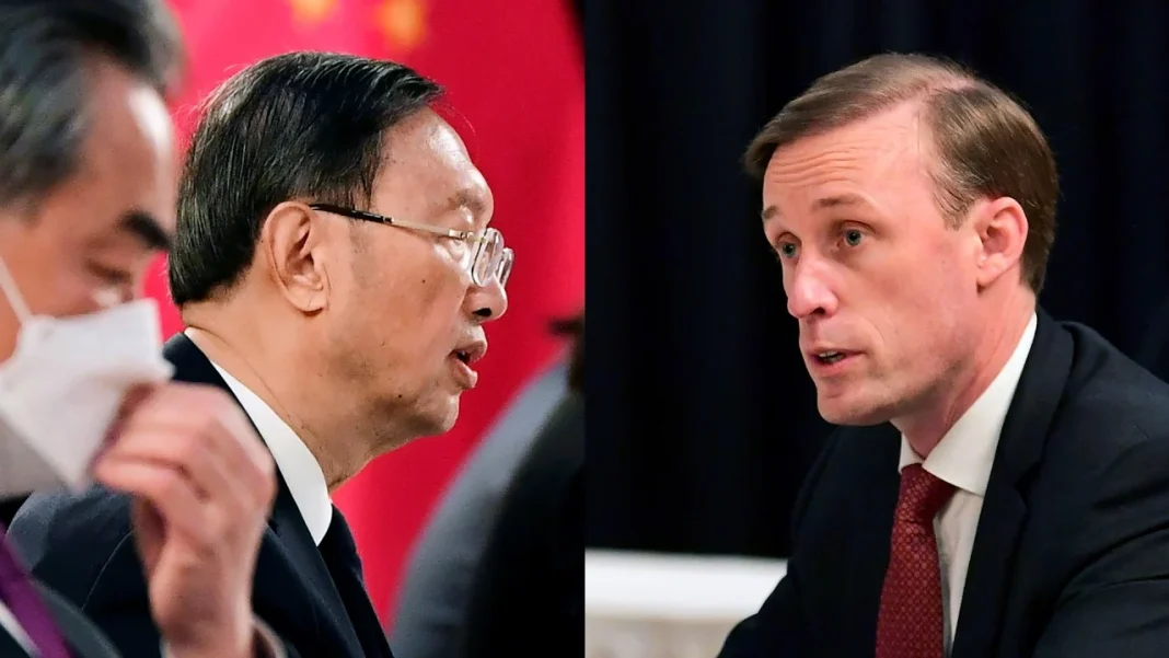 YANG JIECHI MEETS JAKE SULLIVAN IN ROME